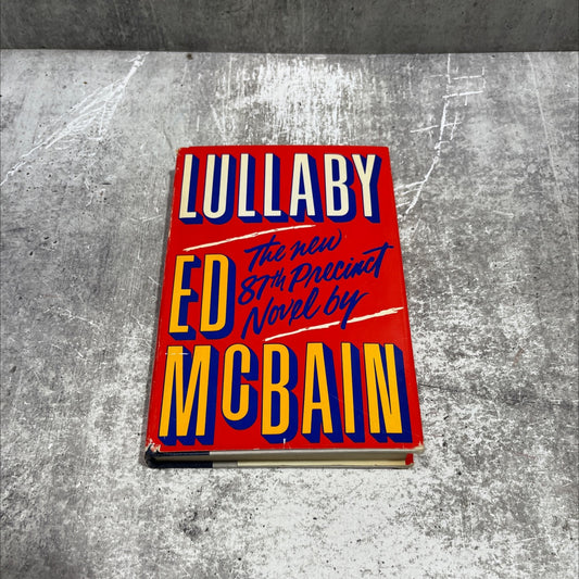 lullaby book, by ed mcbain, 1989 Hardcover image 1