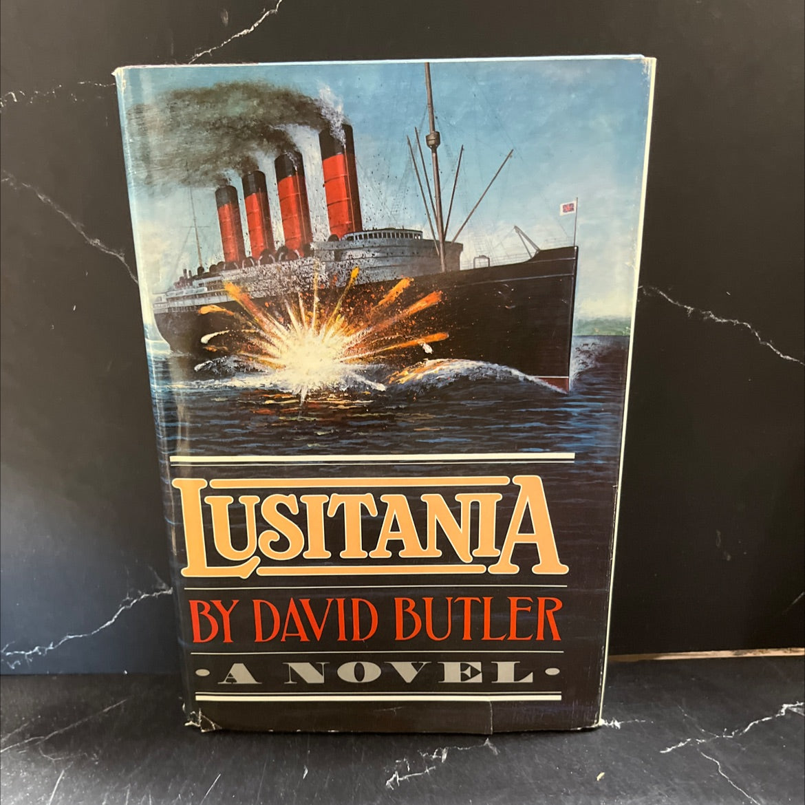 lusitania book, by david butler, 1982 Hardcover image 1