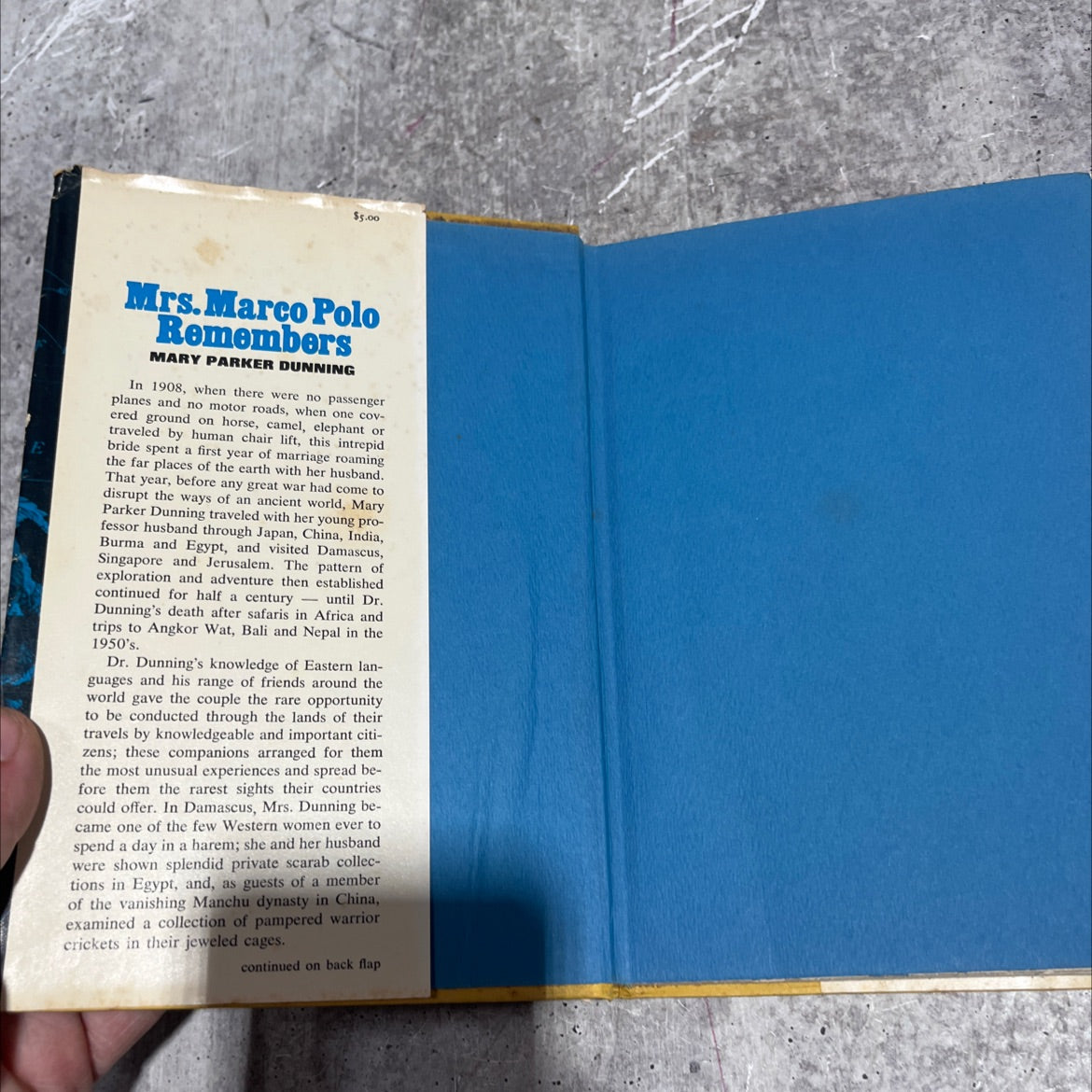 m.m ms a mrs. marco polo remembers book, by mary parker dunning, 1968 Hardcover image 4