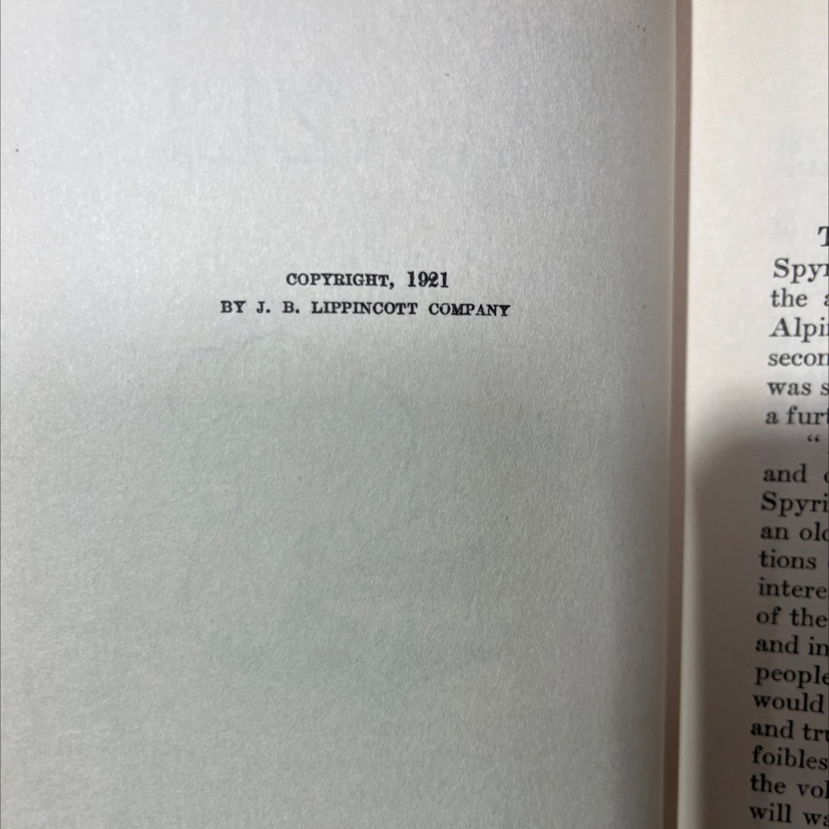 mäzli book, by johanna spyri, 1921 Hardcover, First Edition, Antique image 3
