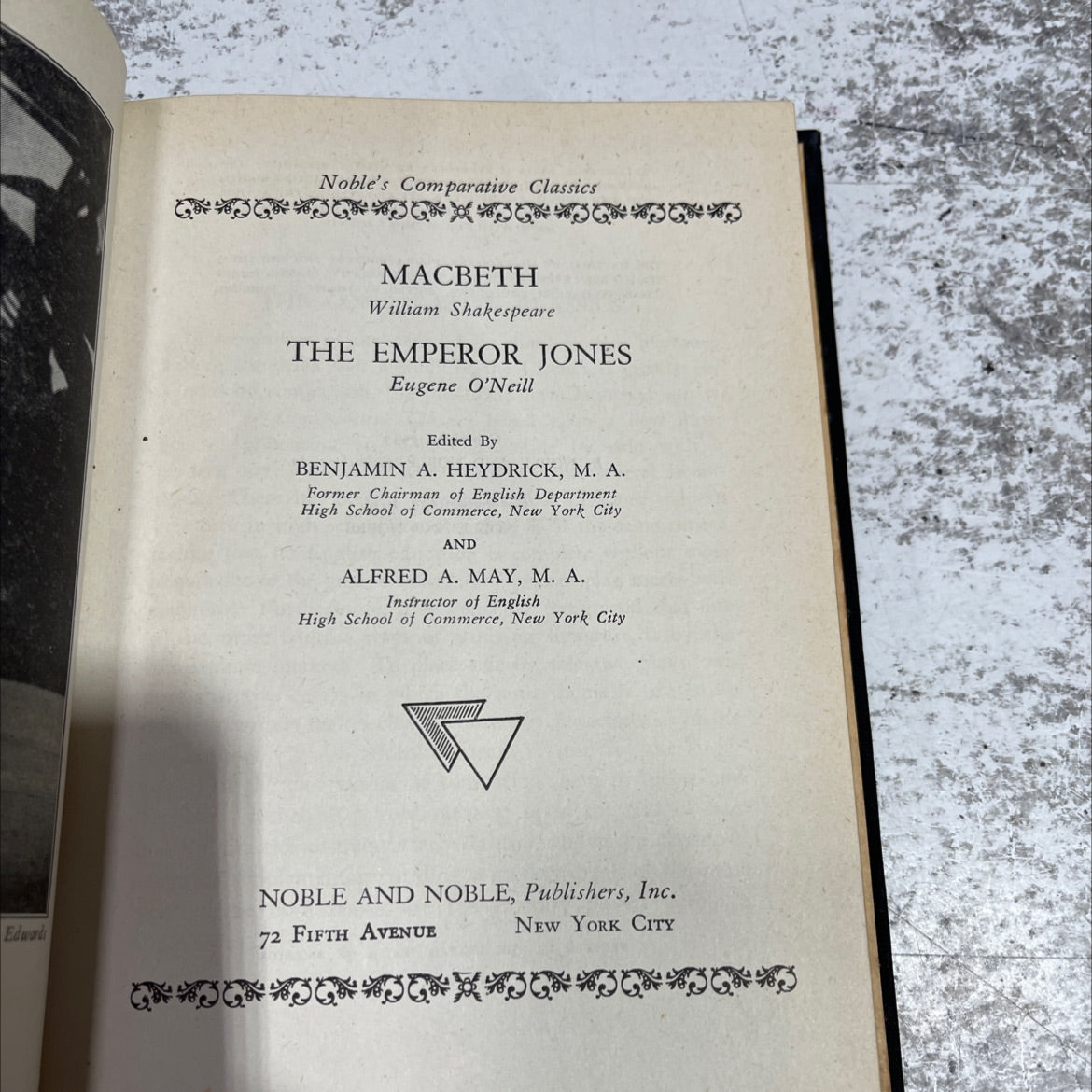 macbeth book, by william shakespeare, 1935 Hardcover image 2