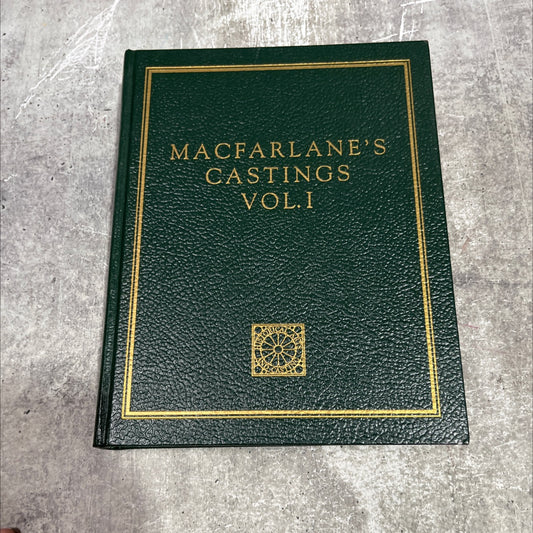 macfarlane's castings vol.i book, by the bairds, david, richard and robert, 1992 Hardcover image 1