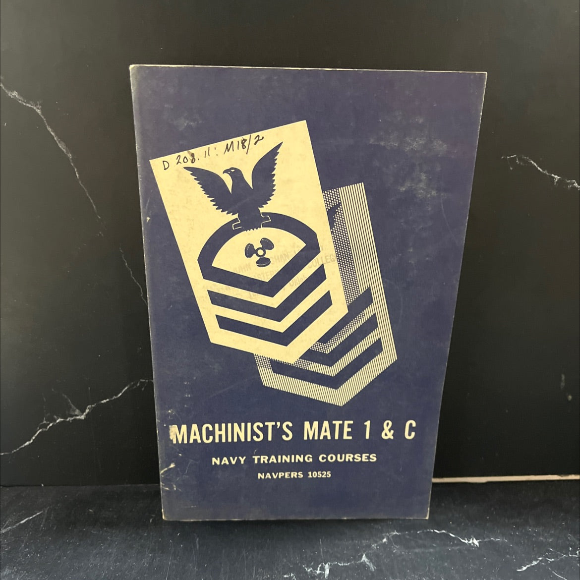 machinist's mate 1 & c book, by bureau of naval personnel, 1955 Hardcover image 1