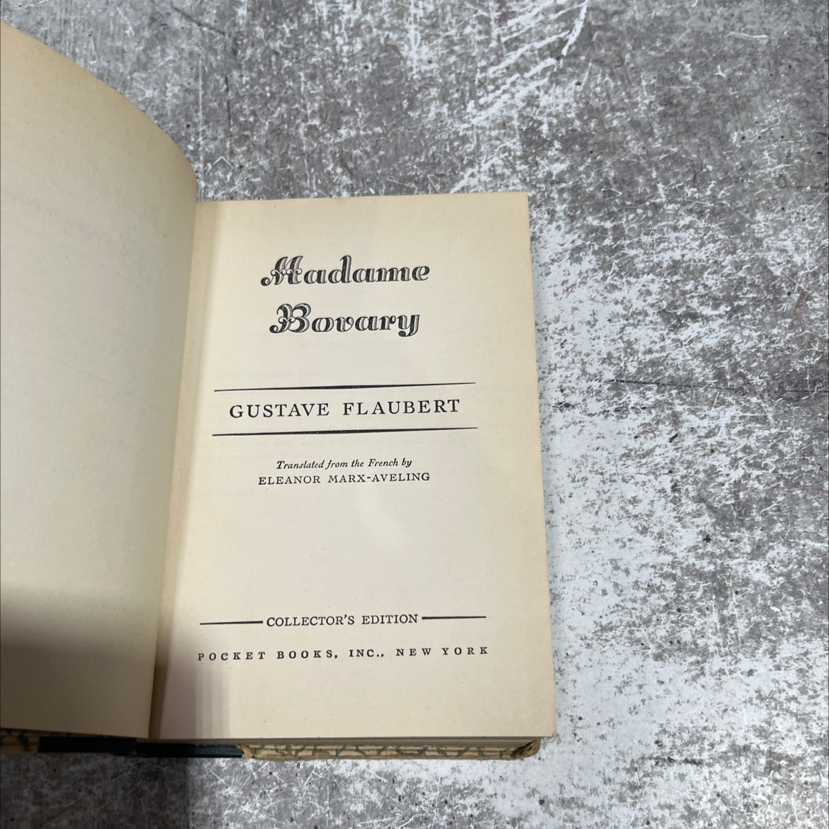 madame bovary book, by gustave flaubert, 1857 Hardcover image 2