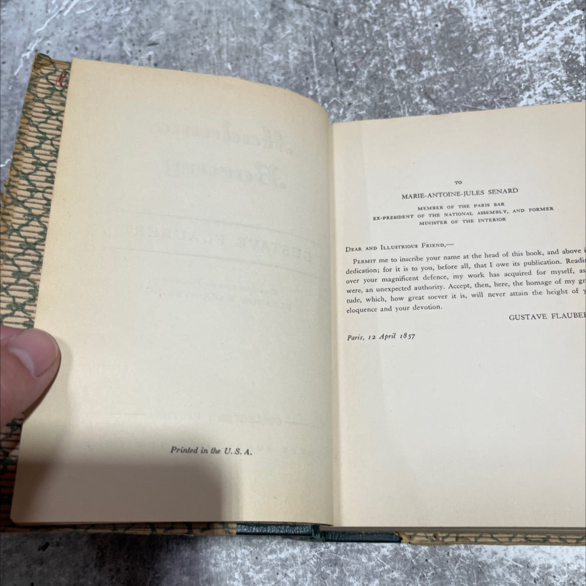 madame bovary book, by gustave flaubert, 1857 Hardcover image 3