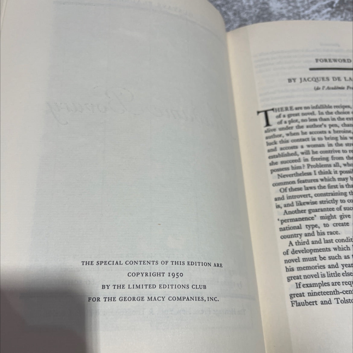 madame bovary book, by gustave flaubert, 1950 Hardcover image 3