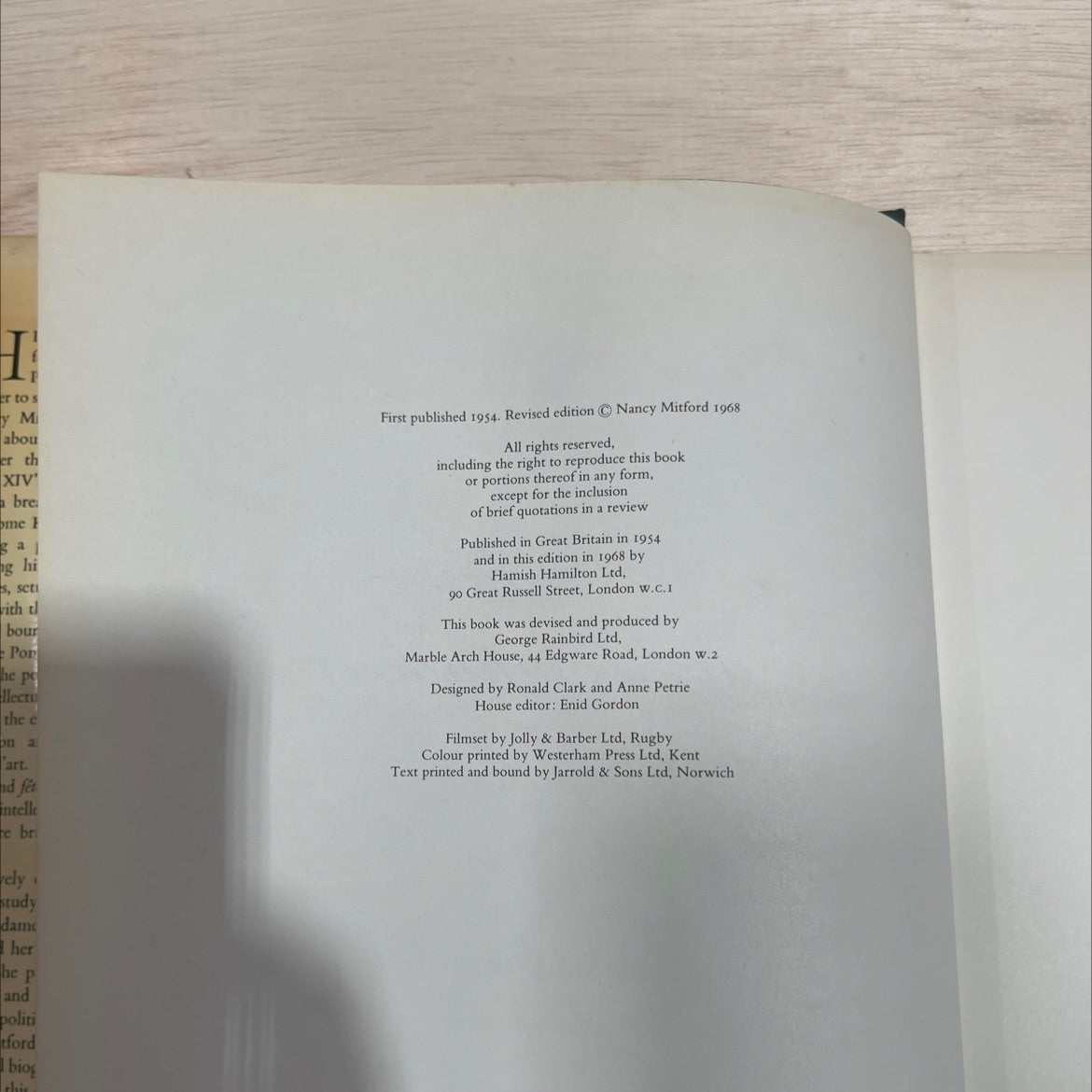 madame de pompadour book, by nancy mitford, 1968 Hardcover image 3