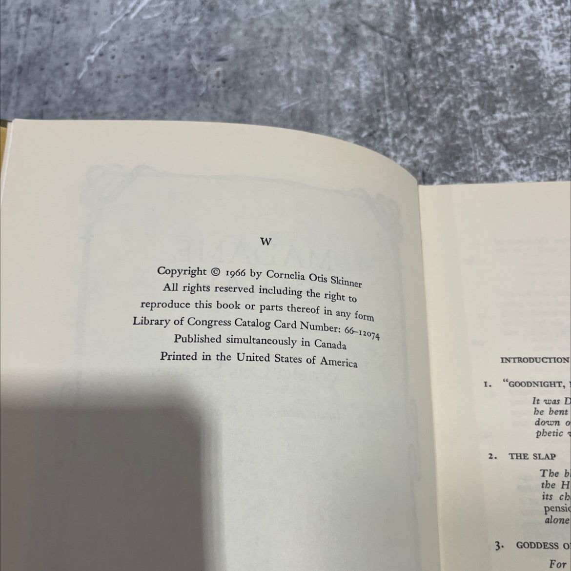 madame sarah book, by Cornelia Otis Skinner, 1967 Hardcover image 3
