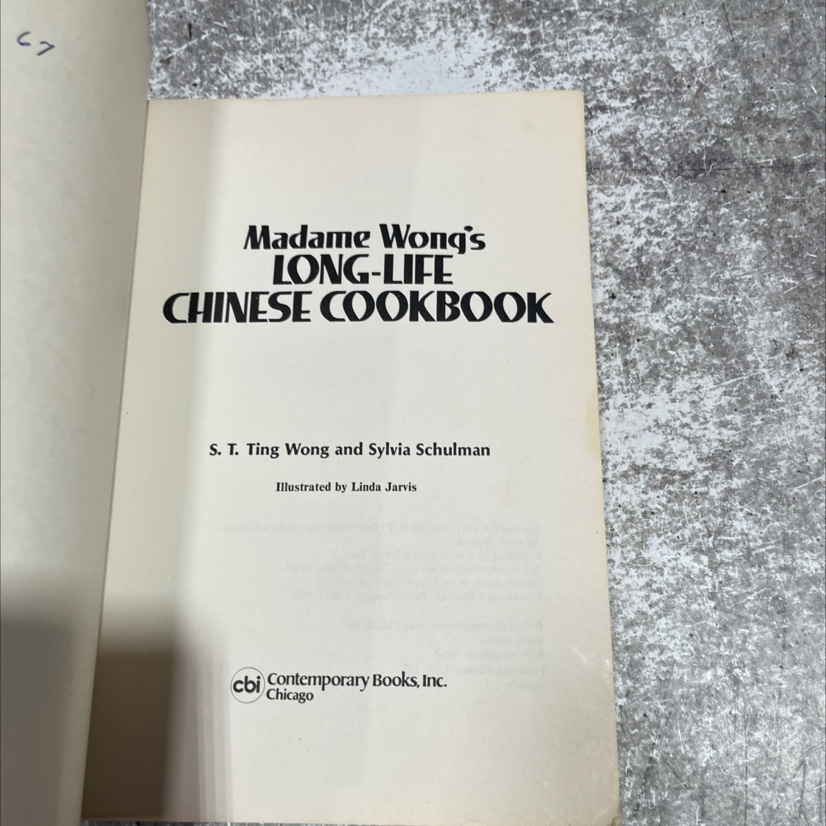 madame wong's long-life chinese cookbook book, by s. t. ting wong and sylvia schulman, 1978 Paperback image 2