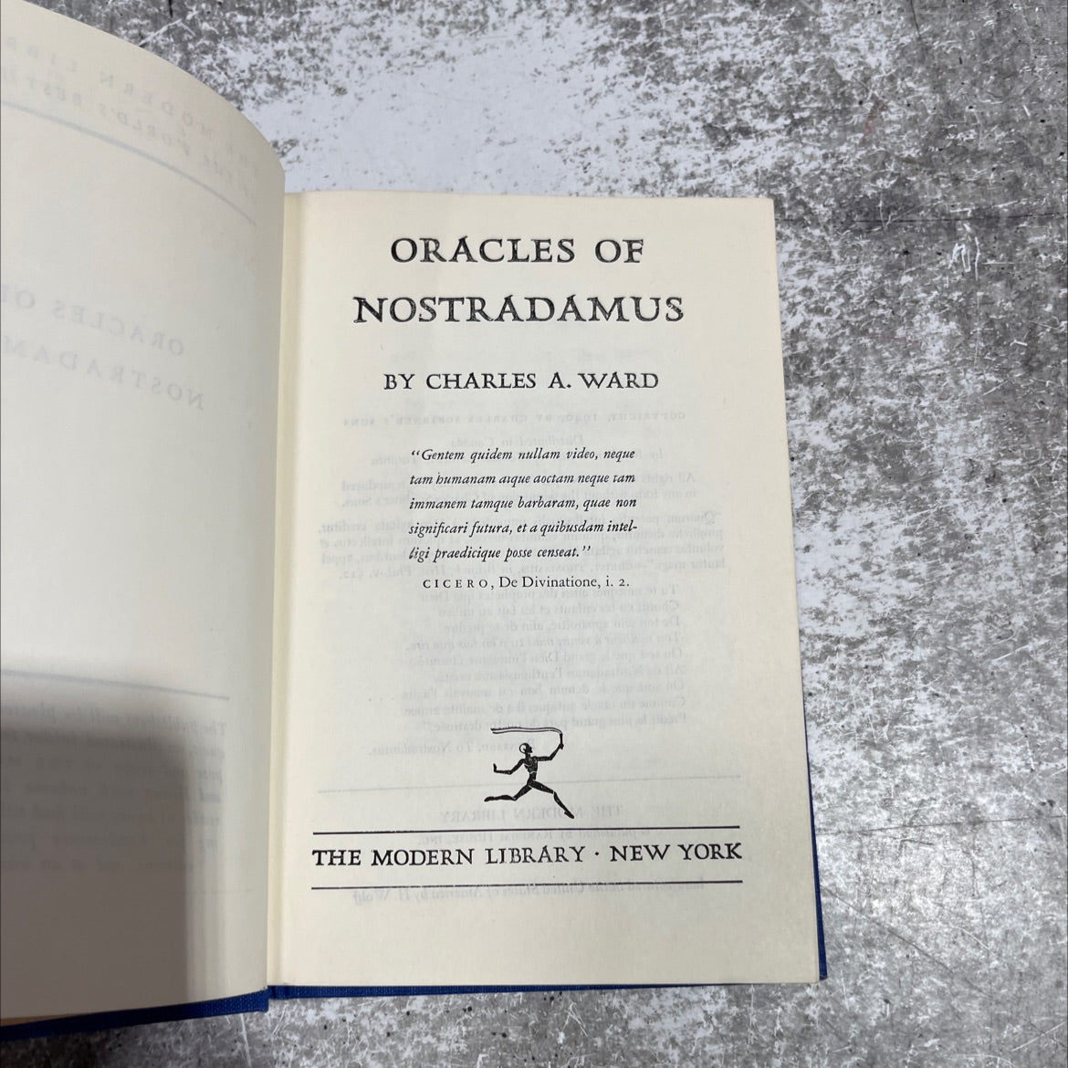 magartzo oracles of nostradamus book, by charles a. ward, 1940 Hardcover image 2