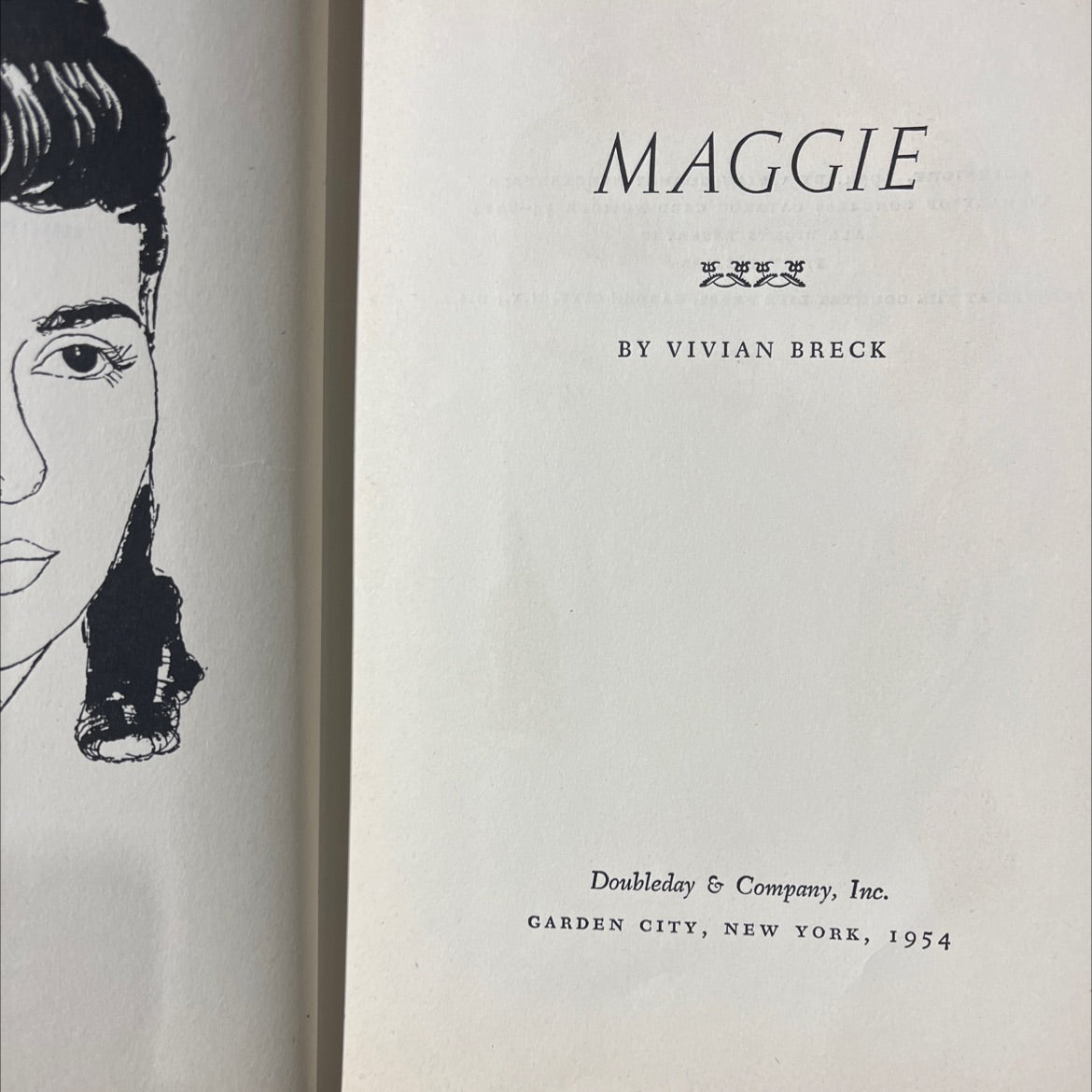 maggie 25 25 25 25 book, by vivian breck, 1954 Hardcover image 2