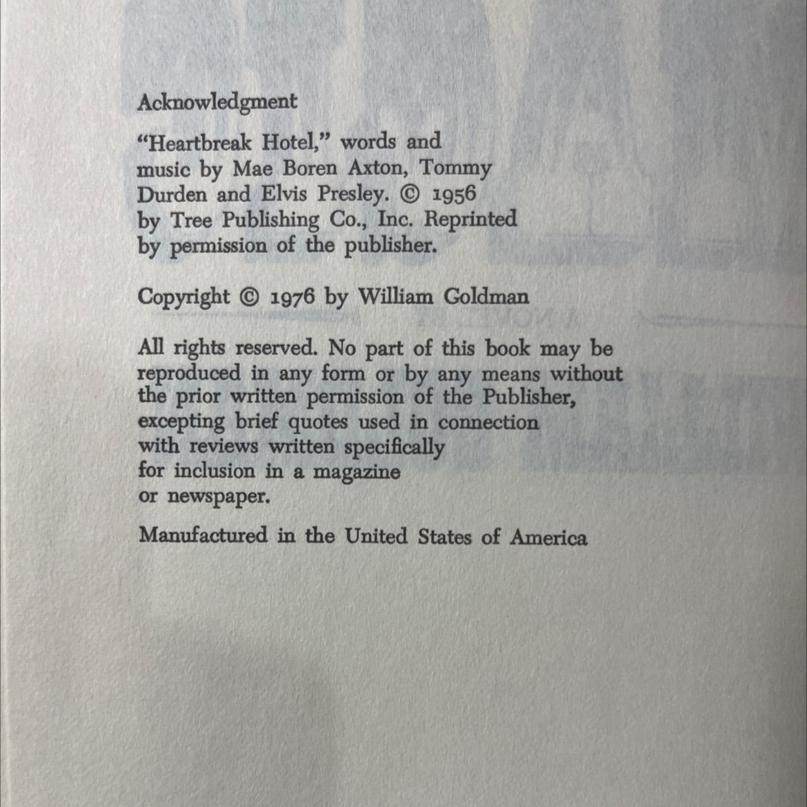 magic book, by william goldman, 1976 Hardcover image 3