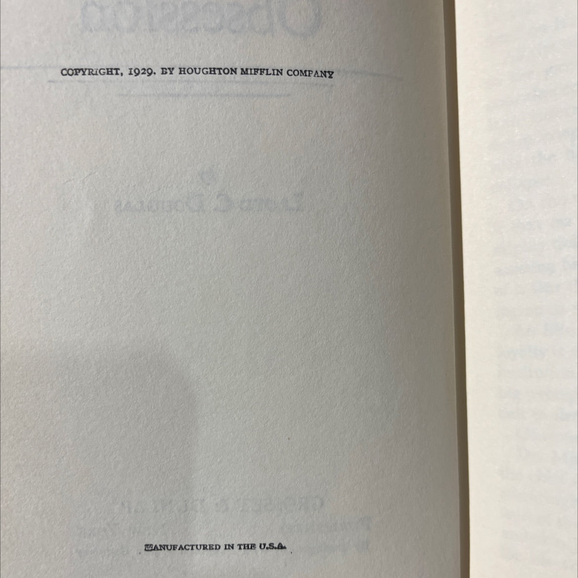 magnificent obsession book, by lloyd c. douglas, 1929 Hardcover image 3