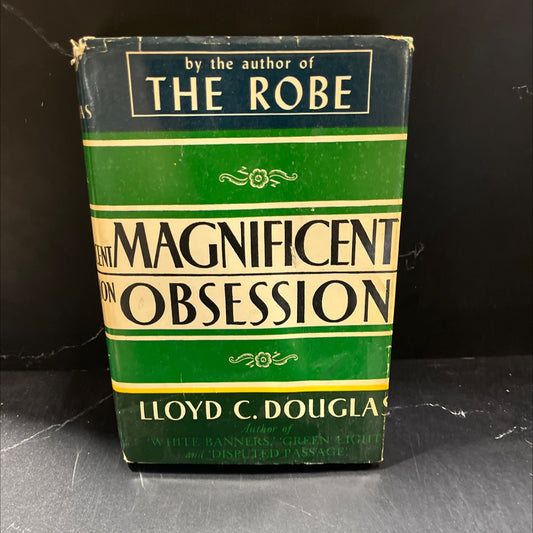 magnificent obsession book, by lloyd c. douglas, 1929 Hardcover image 1