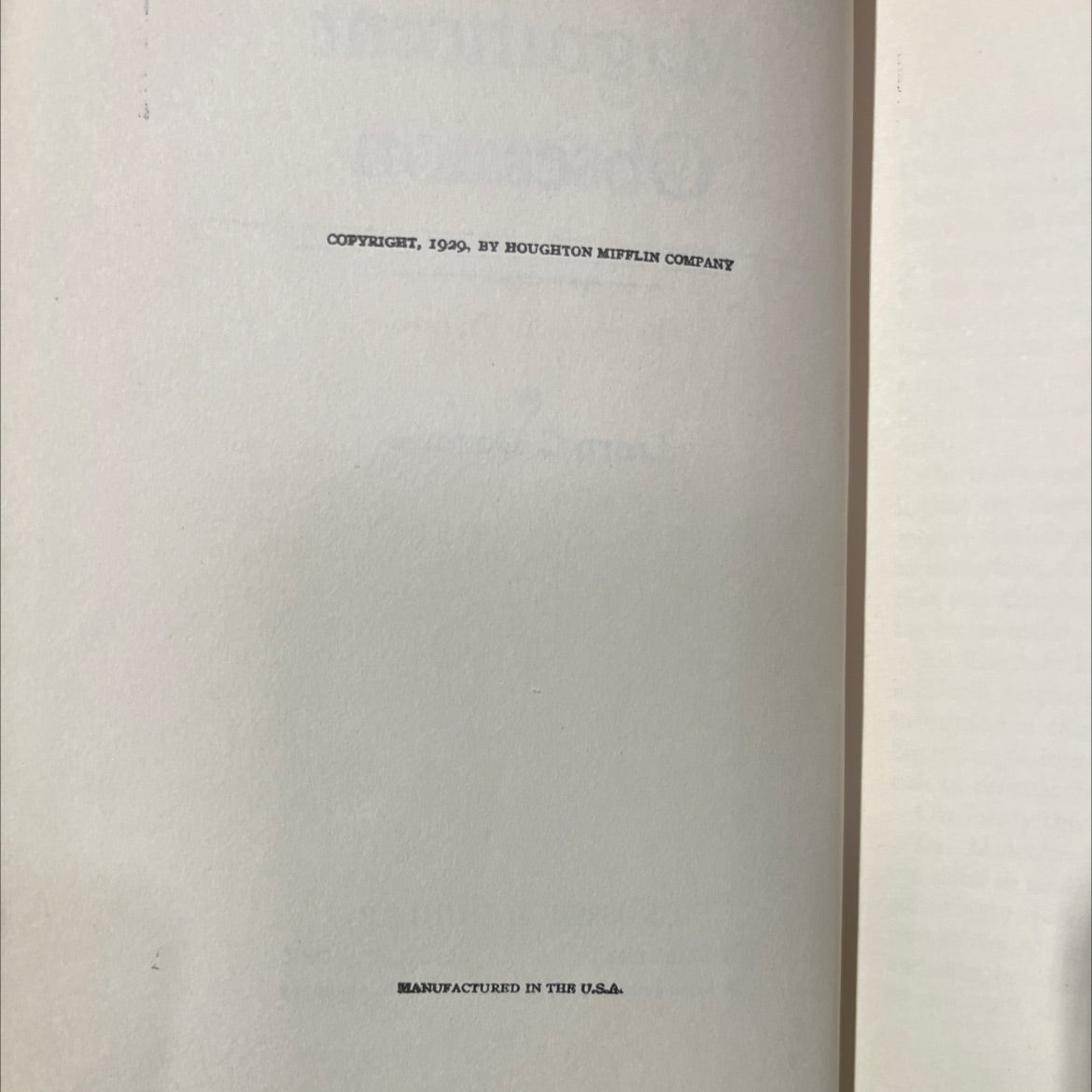 magnificent obsession book, by lloyd c. douglas, 1929 Hardcover image 3