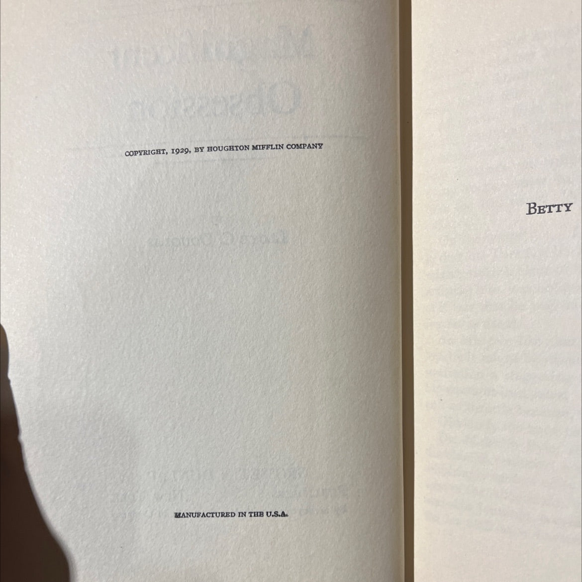 magnificent obsession book, by lloyd c. douglas, 1929 Hardcover image 3