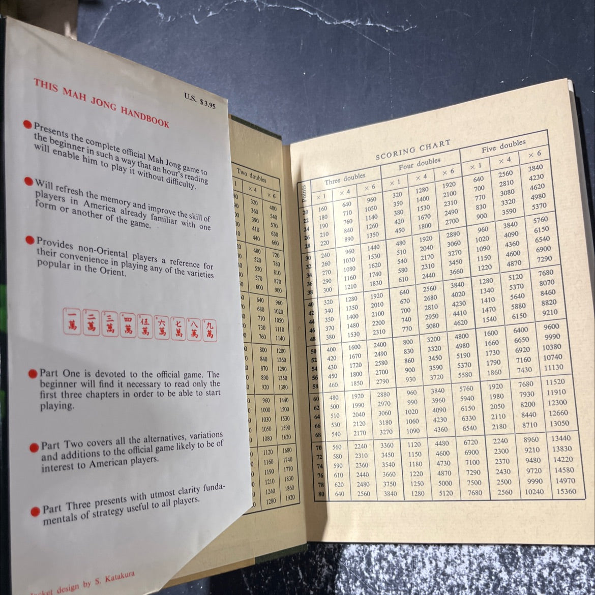 mah jong handbook how to play, score, and win the modern game book, by eleanor noss whitney, 1964 Hardcover image 4