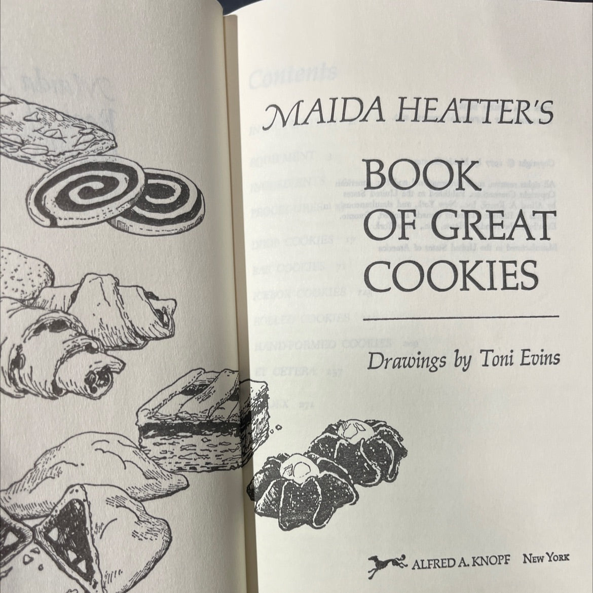 maida heatter's book of great cookies book, by Maida Heatter, 1977 Hardcover image 2