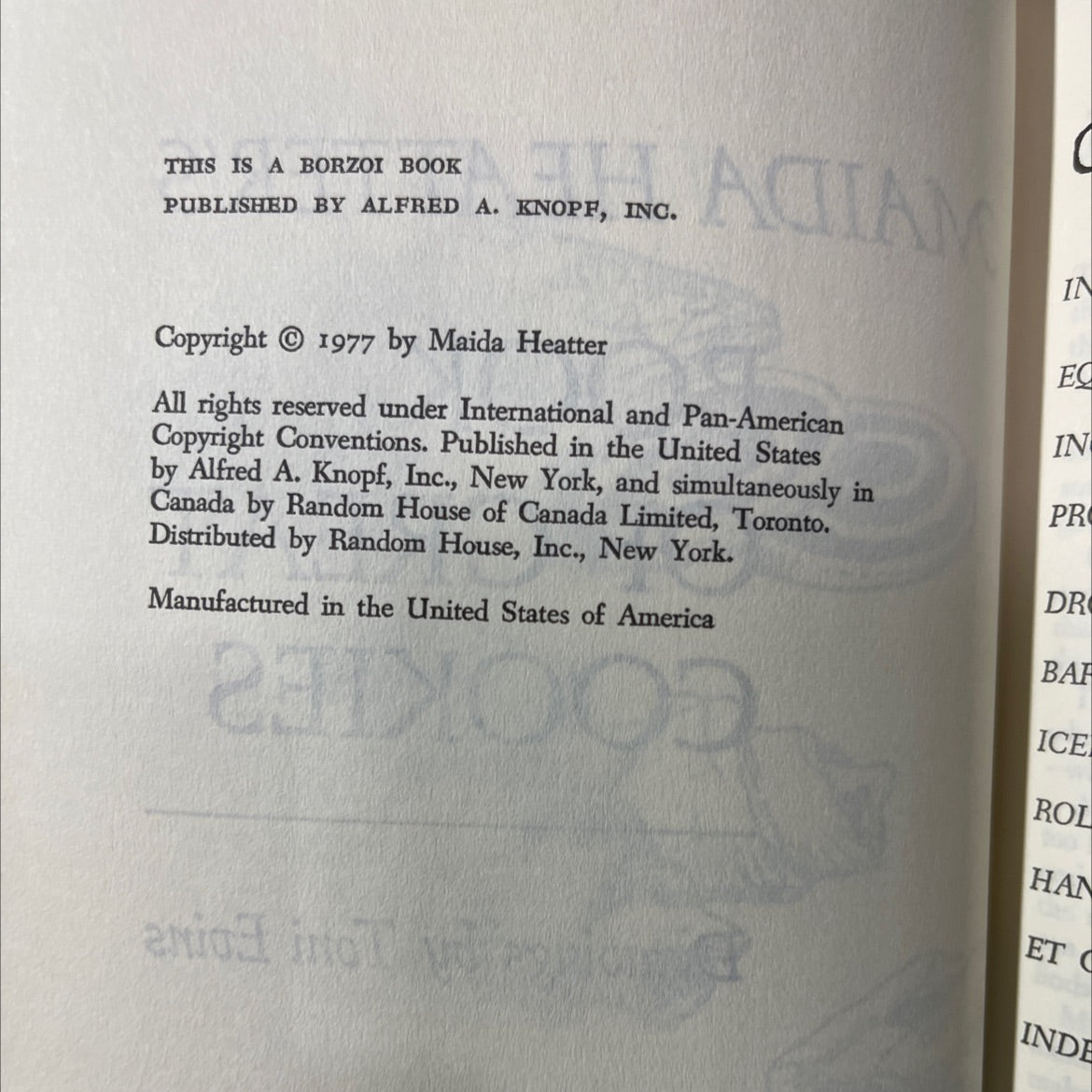 maida heatter's book of great cookies book, by Maida Heatter, 1977 Hardcover image 3