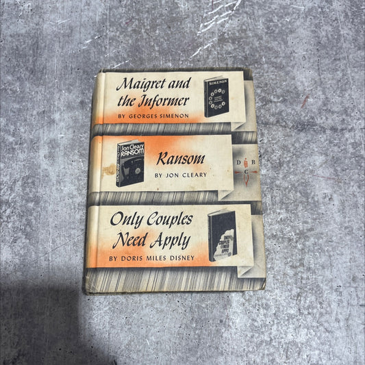 maigret and the informer book, by georges simenon, 1971 Hardcover image 1