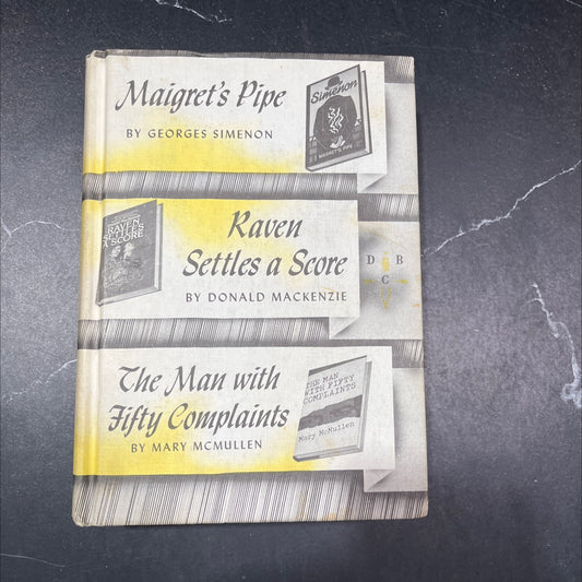 maigret's pipe book, by georges simenon, 1977 Hardcover image 1