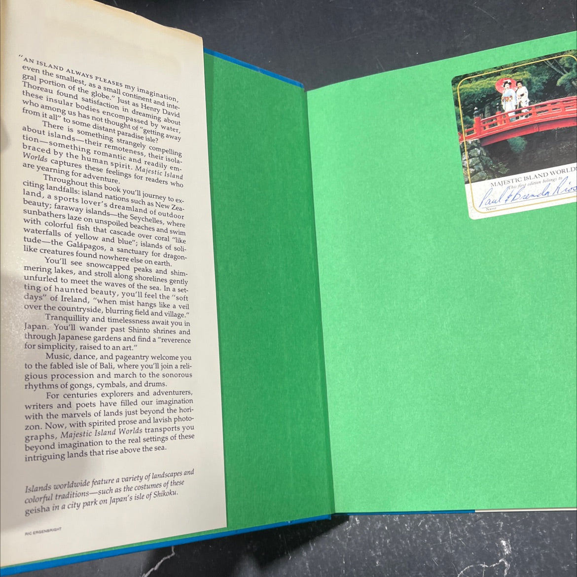 majestic island worlds book, by elizabeth w. fisher, maria mudd, elizabeth p. schleichert, jayne wise, 1987 Hardcover image 4