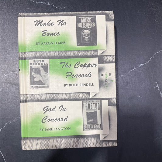 make no bones book, by aaron elkins, 1991 Hardcover image 1