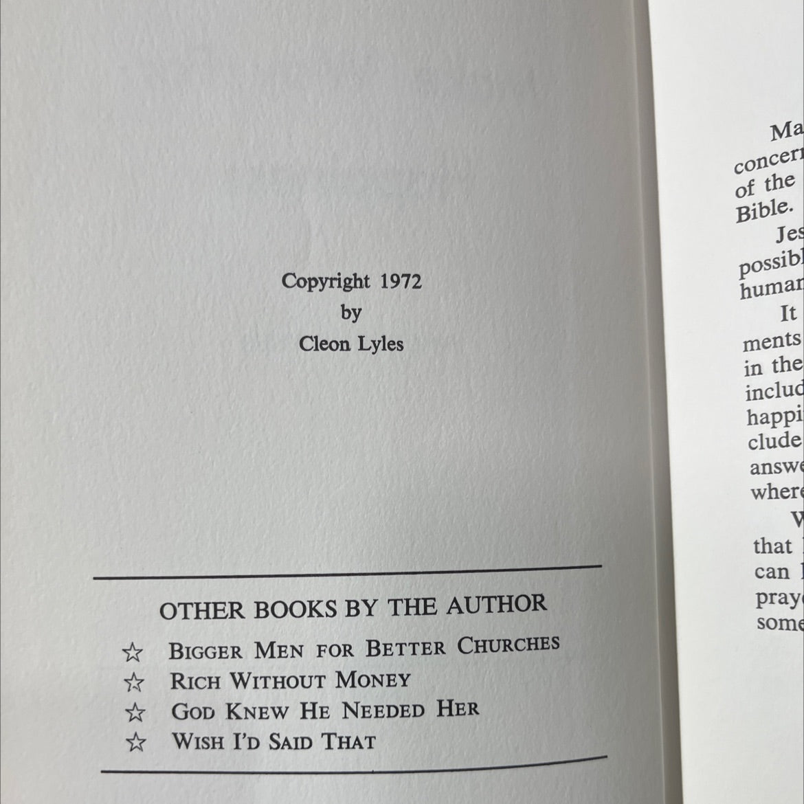 SIGNED make way for happiness book, by cleon lyles, 1972 Hardcover, Vintage image 3