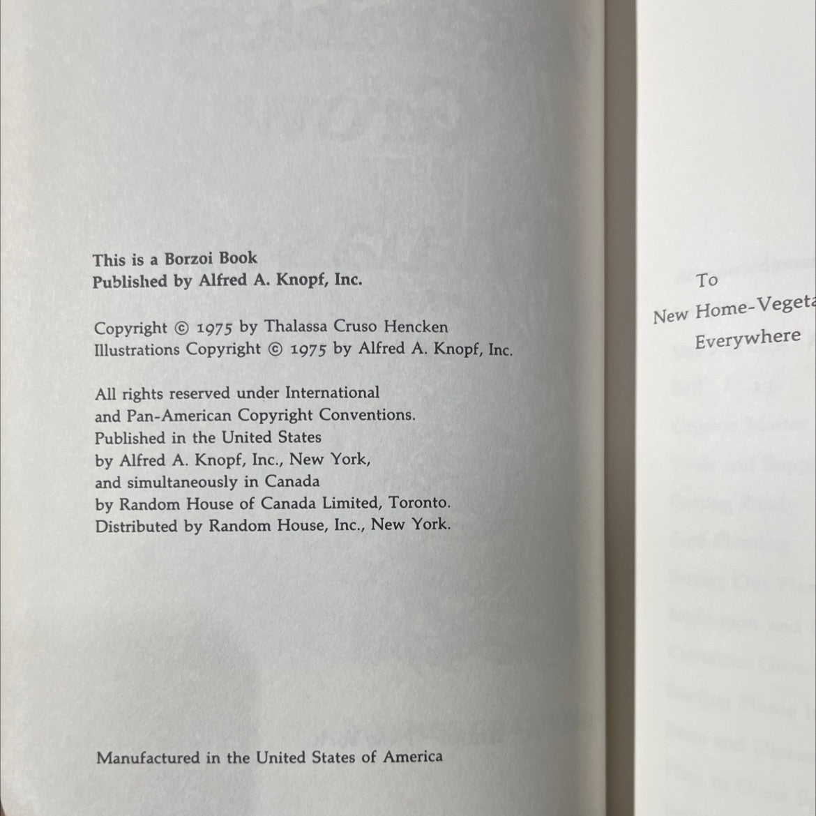 making vegetables grow thalassa crusoe book, by james grashow, 1975 Hardcover image 3