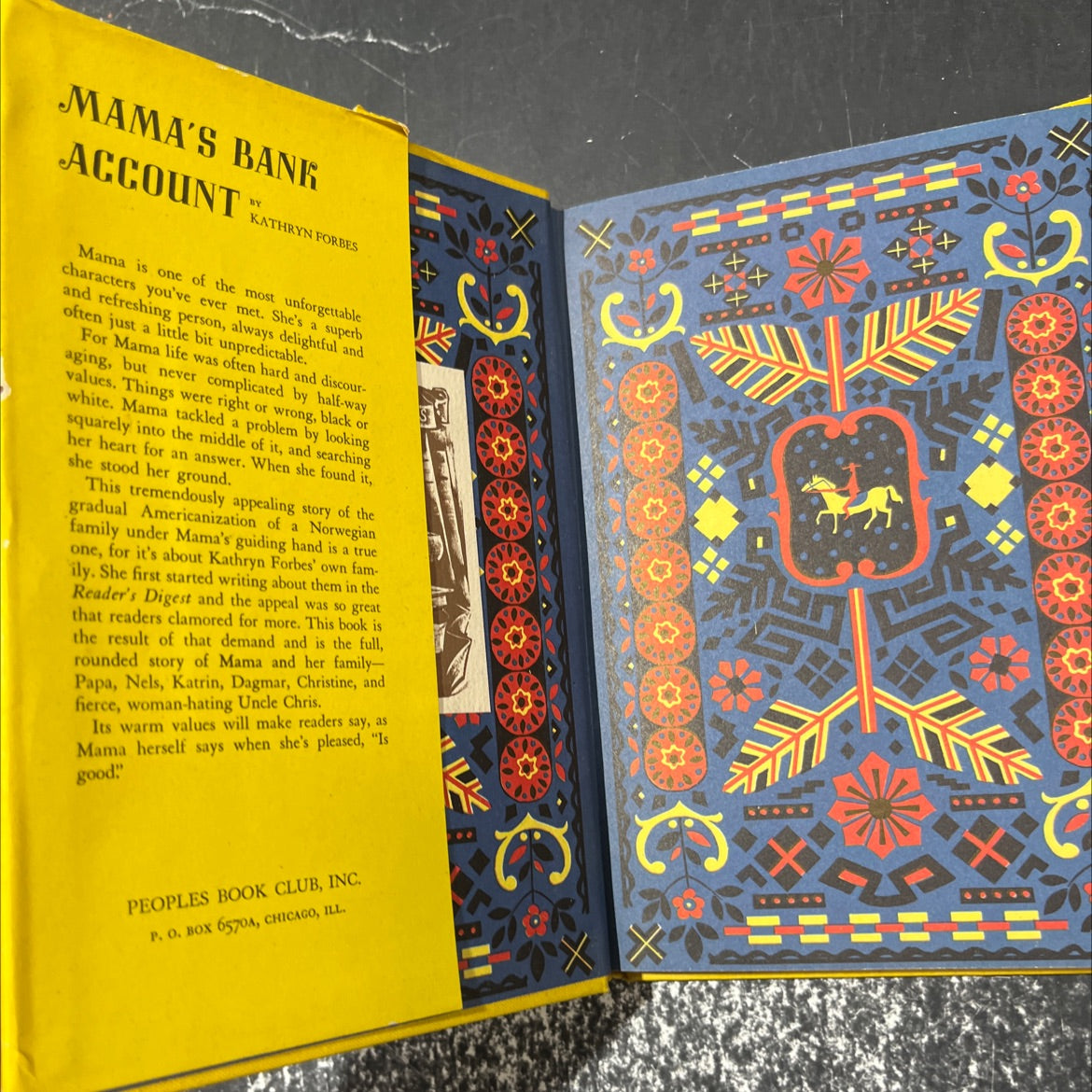 mama's bank account book, by kathryn forbes, 1943 Hardcover image 4