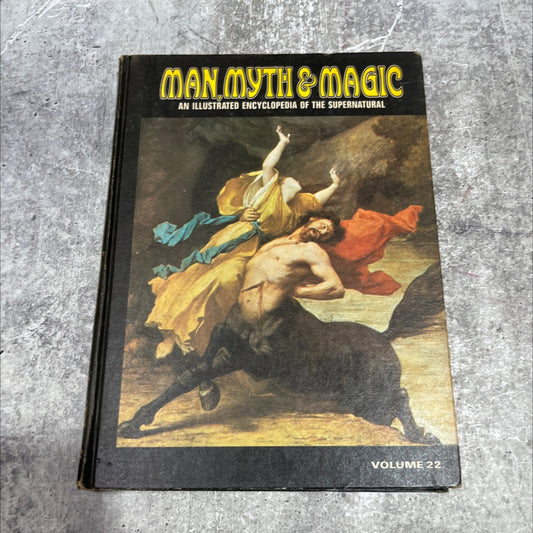 man myth & magic an illustrated encyclopedia of the supernatural book, by Richard Cavendish, 1970 Hardcover image 1