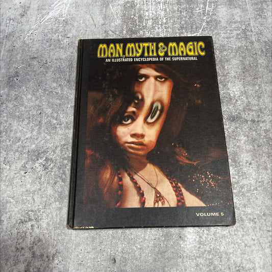 man myth & magic an illustrated encyclopedia of the supernatural book, by Richard Cavendish, 1970 Hardcover image 1