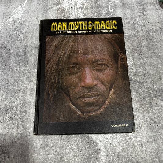 man myth & magic an illustrated encyclopedia of the supernatural book, by Richard Cavendish, 1970 Hardcover image 1