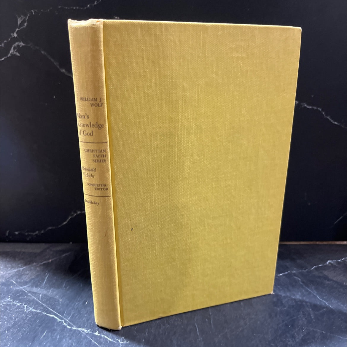 man's knowledge of god book, by william j. wolf, 1955 Hardcover image 1