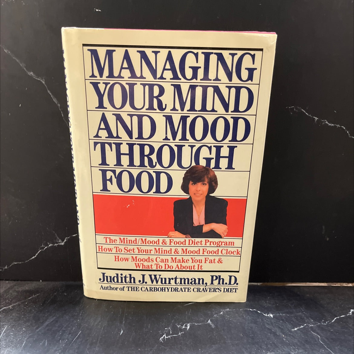 managing your mind and mood through food book, by judith j. wurtman, ph.d., 1986 Hardcover image 1