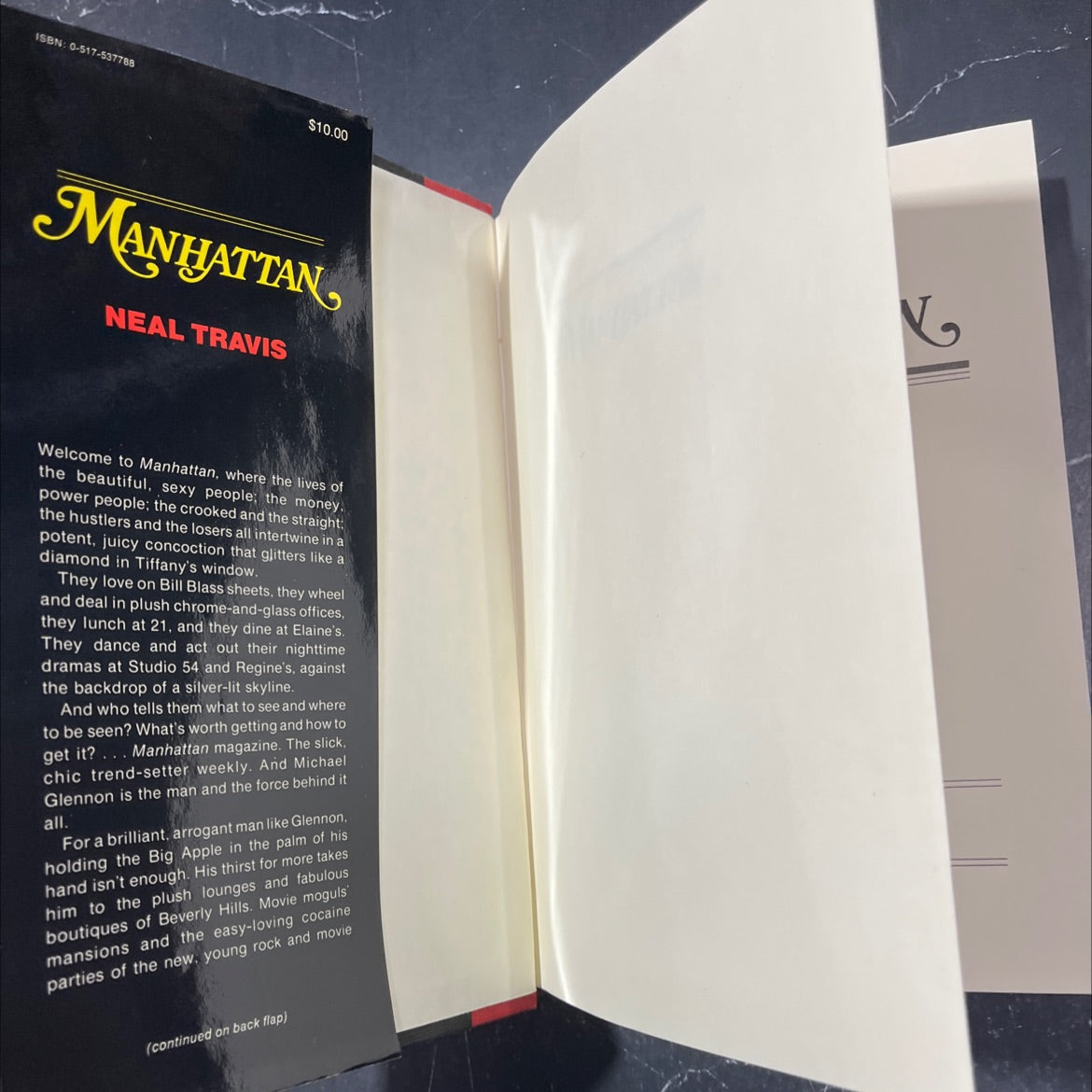 manhattan book, by neal travis, 1979 Hardcover image 4
