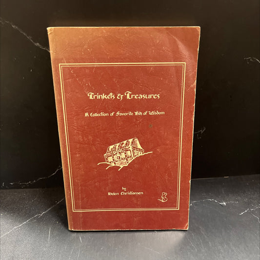 mansen trinkets & treasures a collection of favorite bits of wisdom book, by ibelen christiansen, 1988 Paperback image 1