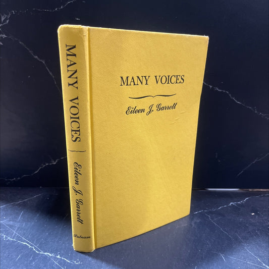 many voices the autobiography of a medium book, by eileen j. garrett, 1968 Hardcover image 1