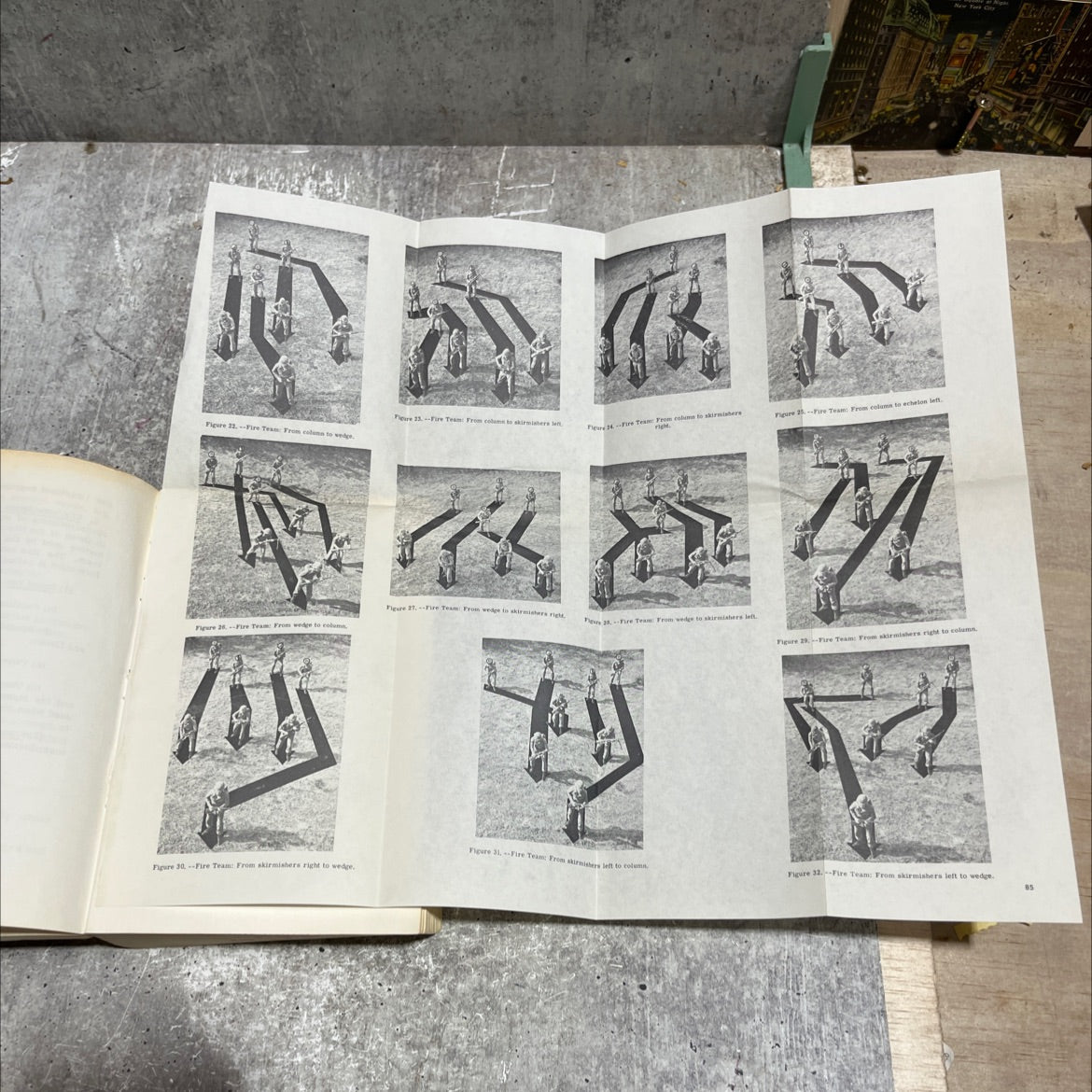 marine rifle squad book, by not stated, 1966 Paperback image 3