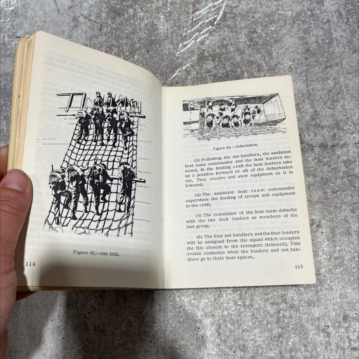 marine rifle squad book, by not stated, 1966 Paperback image 4