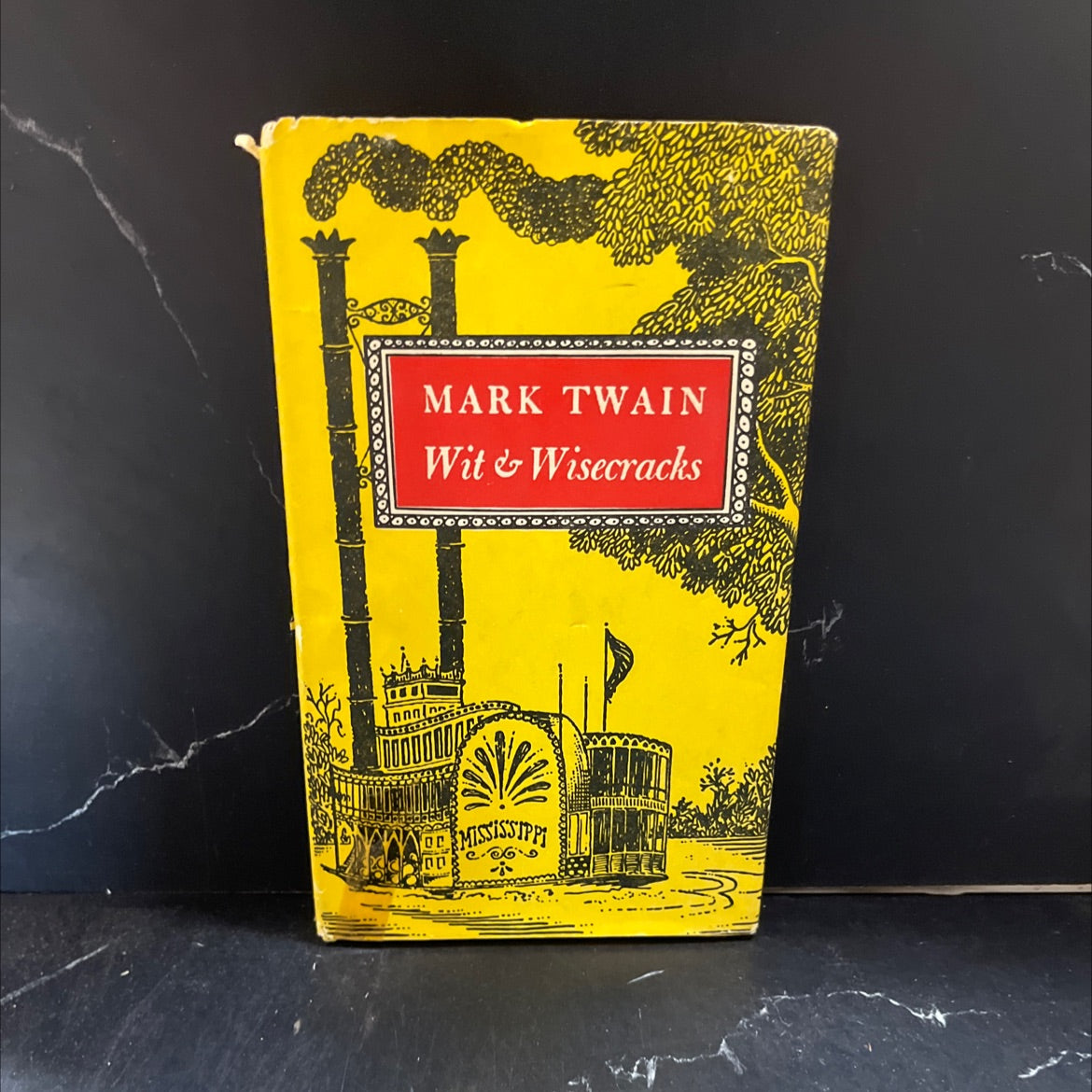 mark twain wit and wisecracks book, by mark twain, 1961 Hardcover image 1