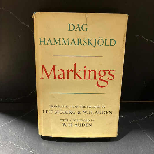 markings book, by dag hammarskjöld, 1966 Hardcover image 1