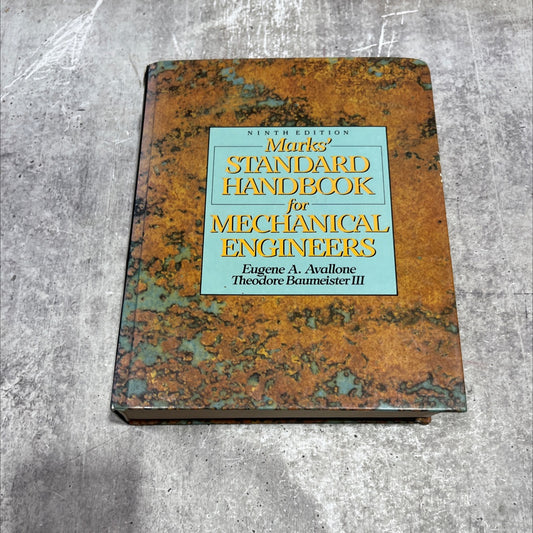marks standard handbook for mechanical engineers book, by eugene a. avallone, theodore baumeister iii, 1978 Hardcover image 1