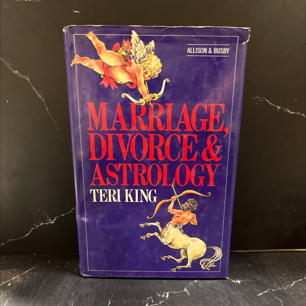 marriage divorce & astrology book, by Teri King, 1982 Hardcover image 1