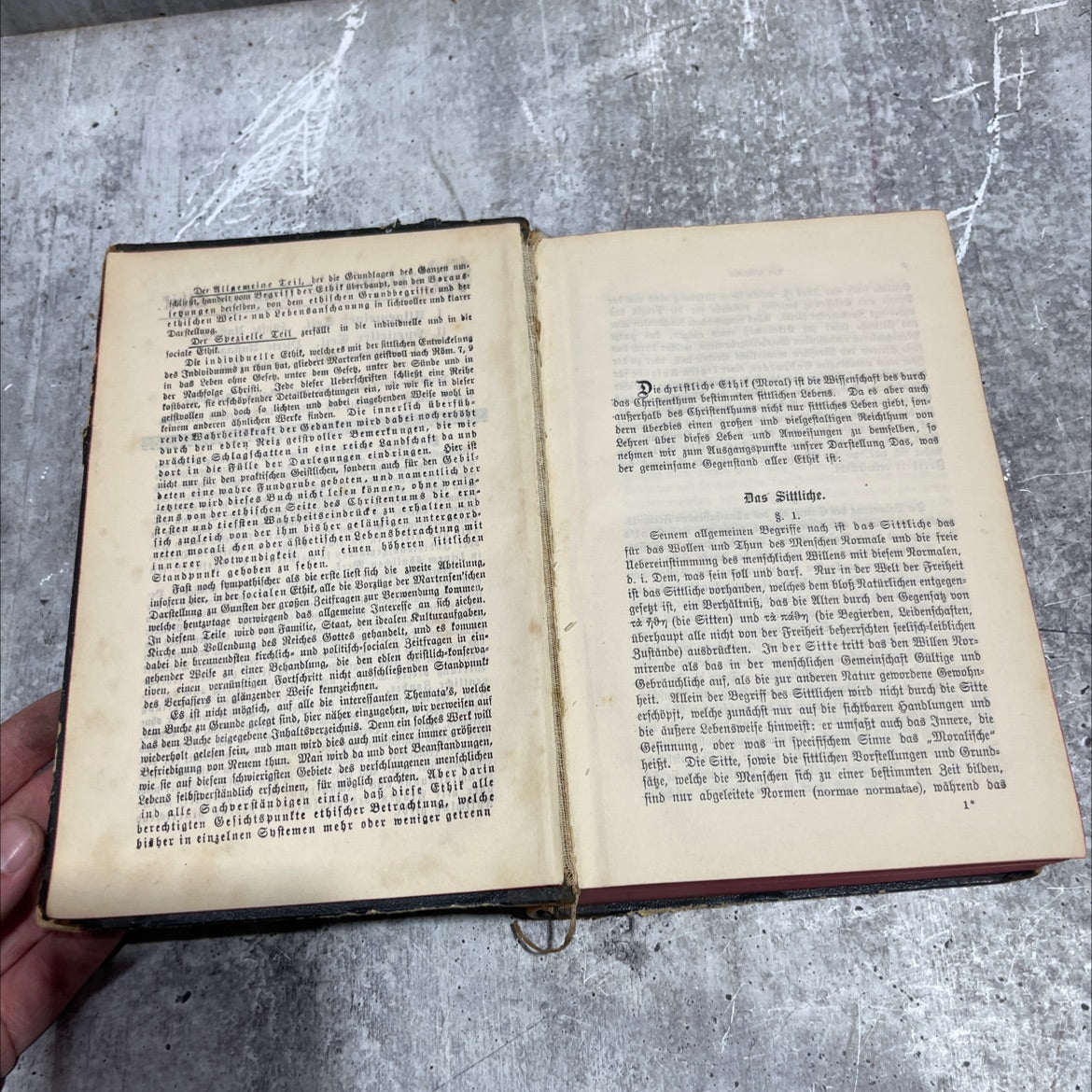 martensen's christian ethics book, by unknown, 1970 Hardcover, Heavily Used image 3