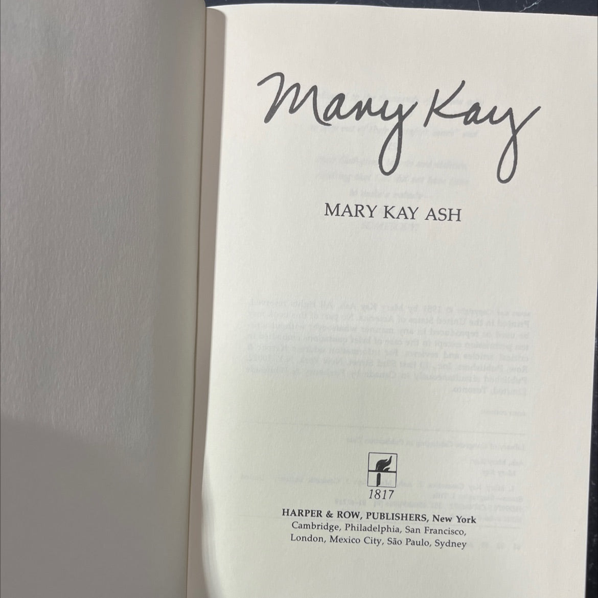 mary kay book, by Mary Kay Ash, 1981 Hardcover image 2