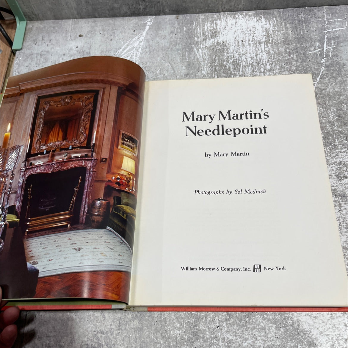 mary martin's needlepoint book, by mary martin, 1969 Hardcover image 2