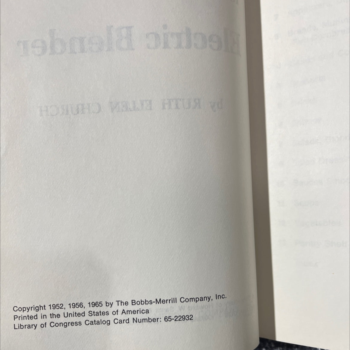 mary meade's magic recipes for the electric blender book, by ruth ellen church, 1965 Hardcover image 3