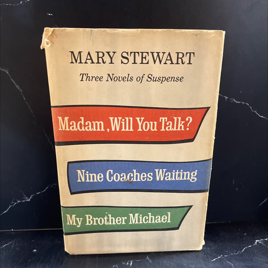 mary stewart three novels of suspense book, by mary stewart, 1970 Hardcover image 1