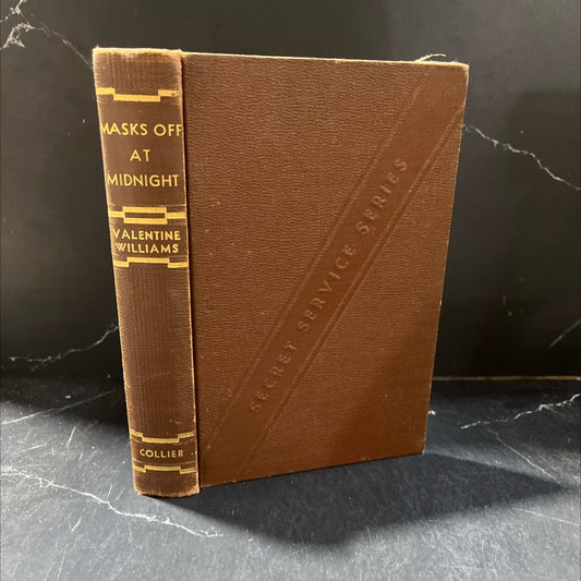 masks off at midnight book, by valentine williams, 1934 Hardcover image 1